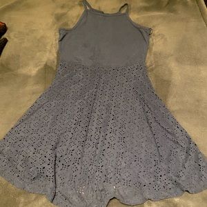 Velvet Mini Dress Womens XS